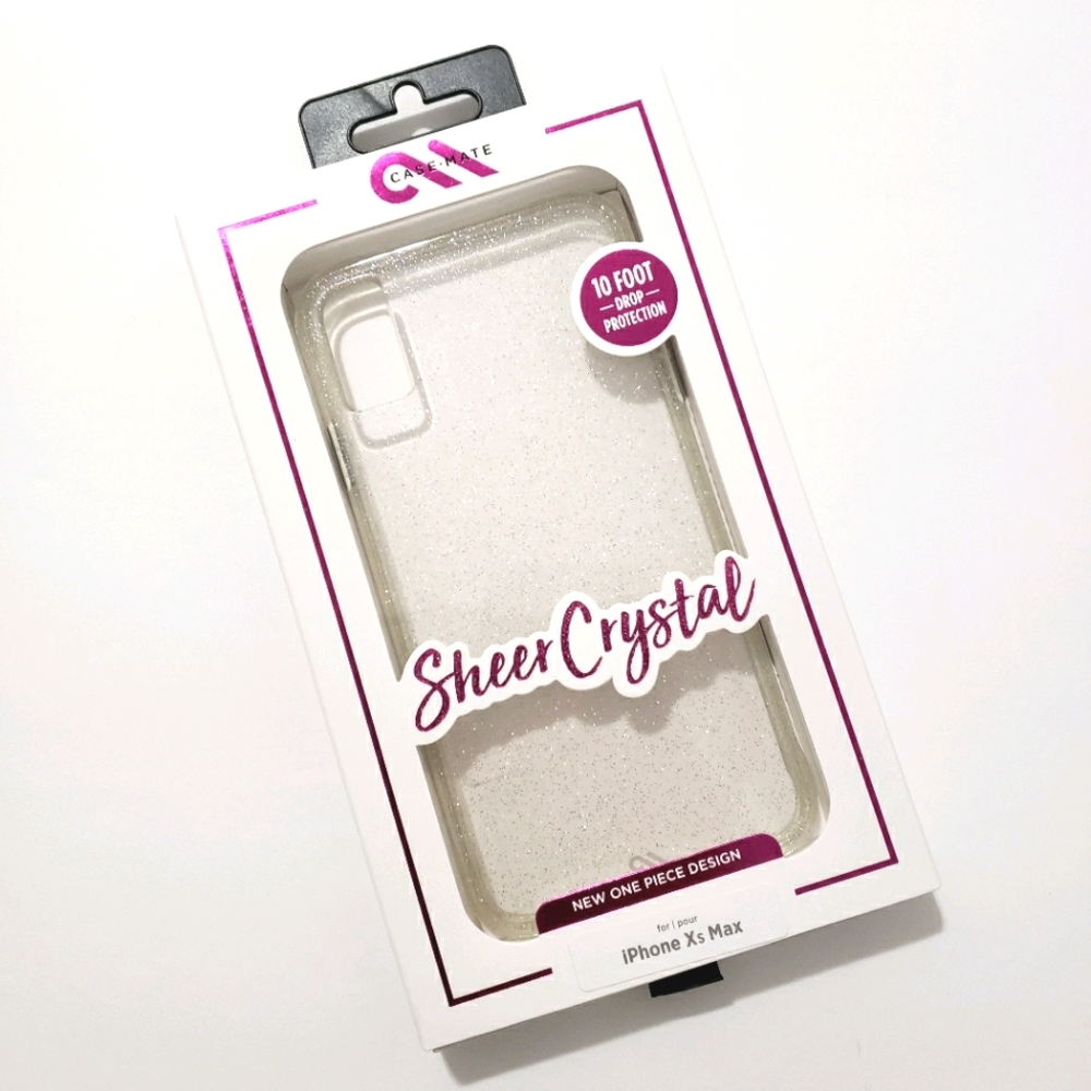 5/$15 Case-Mate Sheer Crystal iPhone XS Max Case